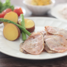 大葉でなんちゃってサルティンボッカ