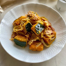 ジャーマンポテト風かぼちゃのソテー