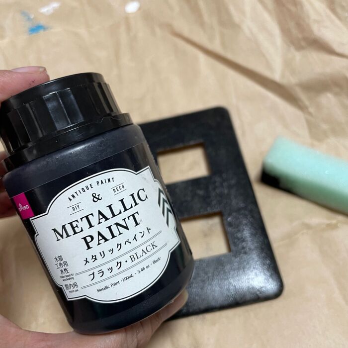 ダイソーの塗料でも