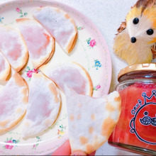 レモン入り紅玉りんごジャムのギョーザスナック♡