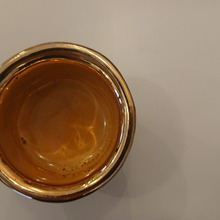 今日のhallocoffeeさん 本日のespresso(輝ける1杯)