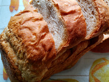 明日のパンにも!HBで簡単!全粒粉食パン→お粉の半量は全粒粉!【自分的ベスト3】