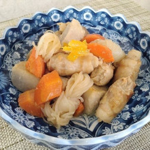 豚バラと里芋の煮込み