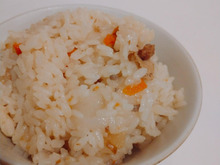 白米が”おこわ”に変身!カンタンおこわ風炊き込みご飯