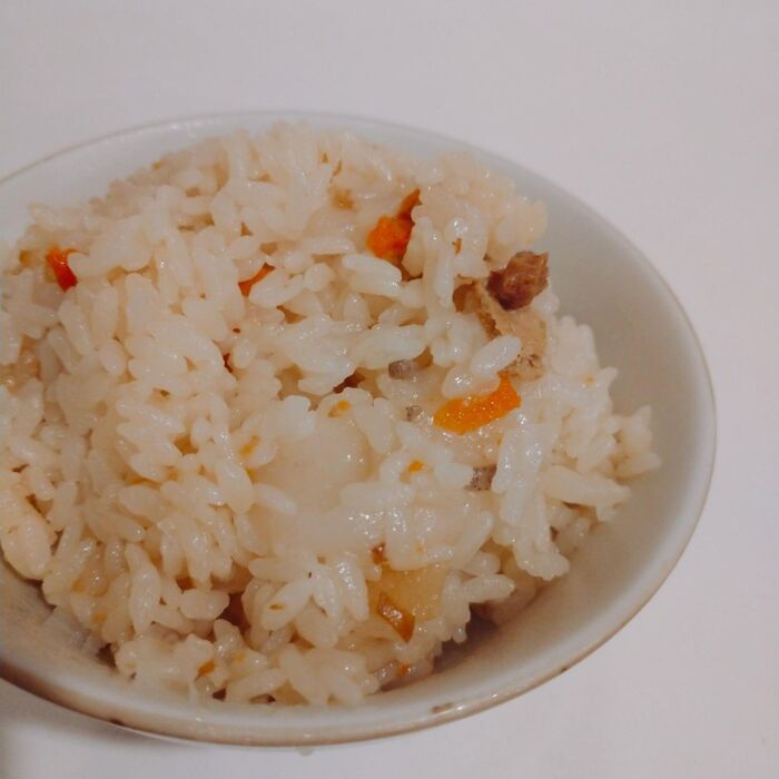 白米が”おこわ”に変身!カンタンおこわ風炊き込みご飯