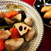 圧力鍋であっという間にできる根菜たっぷり筑前煮♪