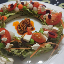 夜サラダ リースサラダ いろいろ