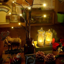 100円ショップのクリスマスライトが凄い!『セリアのブランチツリーとキャンドルライト』