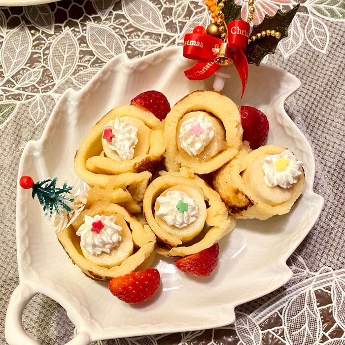 フライパン1つでオムレツケーキ