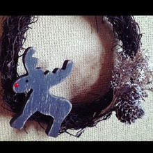 400円で作る☆シンプルな北欧風クリスマスリース