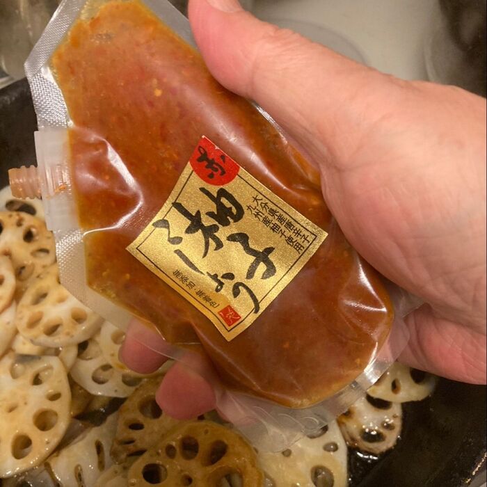 柚子胡椒は練り状のものを使いました♪