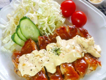簡単タルタルソースで食べる♪やわらか照り焼きチキン
