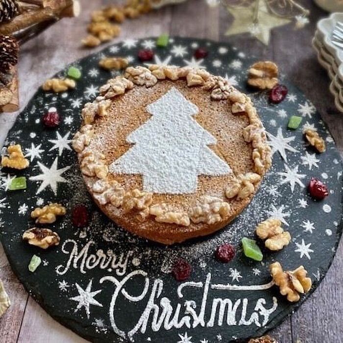 生くるみたっぷりのくるみケーキとツリーの飾りの作り方!