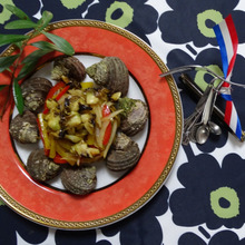 栄螺の肝パスタ 殻のリース