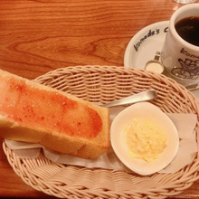 ドリンクを頼むとついてくるのが嬉しい!モーニングセット