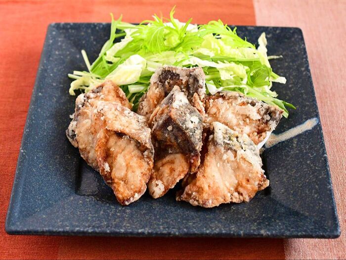 【ブリの竜田揚げ】便利な野菜だし使用!