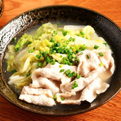 【白菜と豚肉のぷるぷる柚子胡椒煮】便利な野菜だし使用!