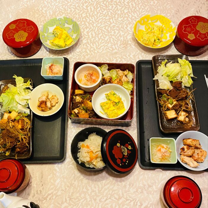 半寝たきりの母へのお裾分け夕飯弁当