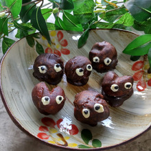 ジブリの食卓【となりのトトロ】レシピ本より♡まっくろかりんとドーナッツ 子供と試してみたよ~!