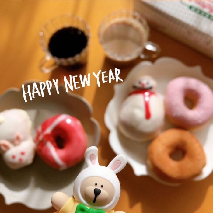 うさぎが可愛い干支ドーナツ