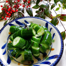 『ジブリの食卓 となりのトトロ』レシピ本より「かみなりきゅうり」子供と作ってみたよ~♪