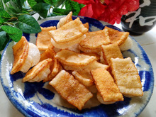 余った餅ある?ジブリ飯をお家で作ろう!となりのトトロより「しょうゆせんべい風おかき」