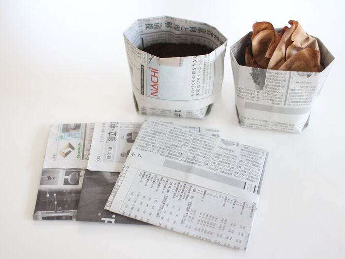 ビニール袋代用品に新聞袋!我が家はこれが大活躍です!