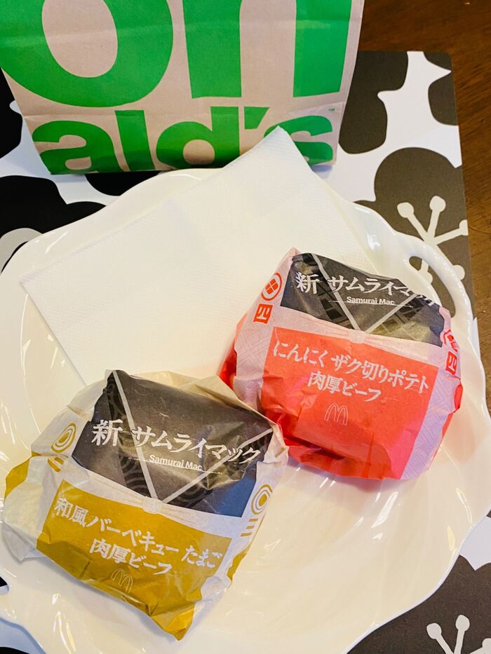 【マクドナルド】新発売!「和風バーベキュー たまご肉厚ビーフ」「にんにく ザク切りポテト肉厚ビーフ」