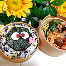 もしも【となりのトトロ】のサツキがキャラ弁を作ったら?海苔「まっくろくろすけ」の作り方!