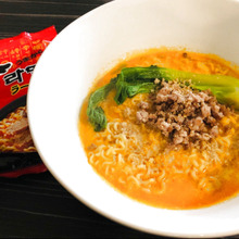 【辛ラーメン】「ミルク坦々麺」にアレンジ♡