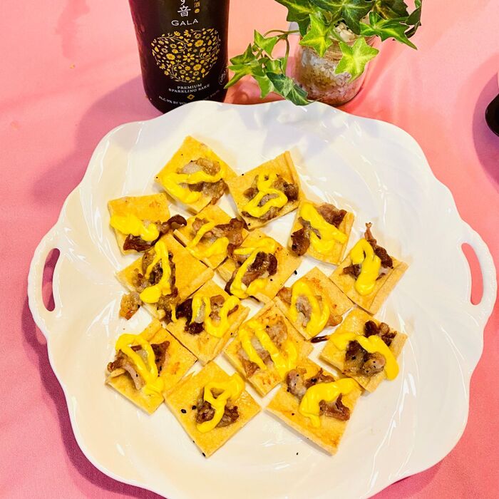 超簡単!油揚げと豚こまで作る!ハマるおつまみ♪