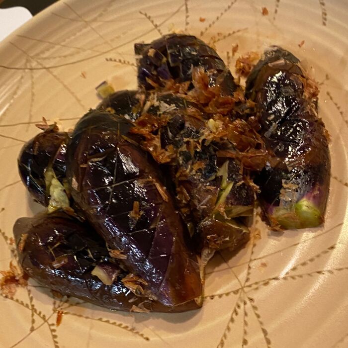 調味料はたったの2つ!なんて美味しいの!なすのかめの子焼き