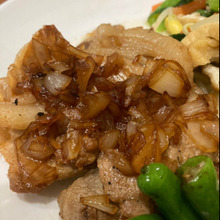 生姜焼きに負けない美味しさ!らっきょうと醤油だけのポークソテー♪