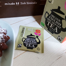 自宅でお家カフェ♡イギリスの有機紅茶♡無漂白のティーバッグを使用♪