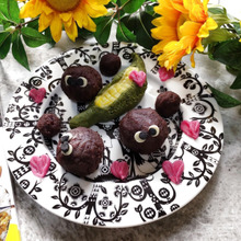 ジブリ飯をお家de楽しもう♪「メイのメッセージ入りとうもろこし」と「マックロクロスケおはぎ」