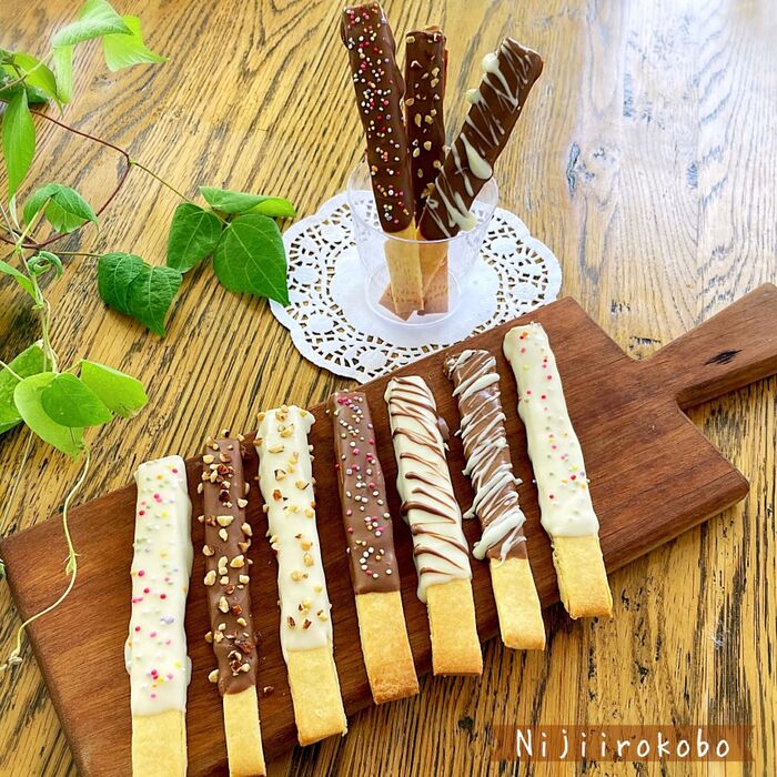 バレンタインにも♪ かわいいスティッククッキー