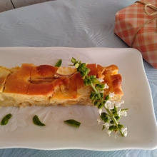 リンゴとサツマイモのケーキ