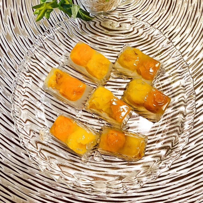 お芋大好き!残った焼き芋で2種類のお芋が楽しめる水羊羹