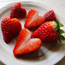 バレンタインにも♡3分de完成!ハート苺の作り方♡使った苺はどの品種?