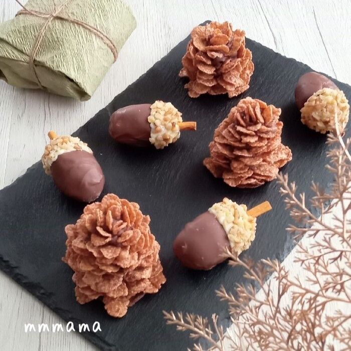 本物そっくり!ザクザク感がたまらない♡まつぼっくりのいもようかん