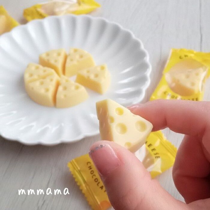 かわいい♡まんがに出てくるチーズみたいなチョコレート