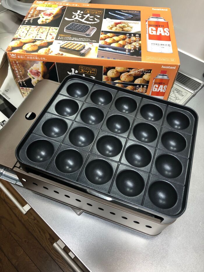 たこ焼き器でベビーカステラ