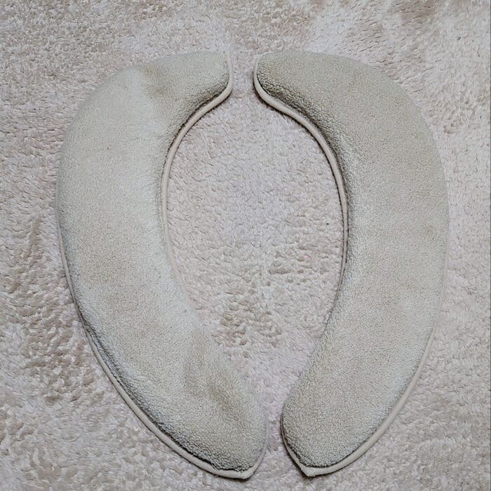 ふわふわ便座カバーです