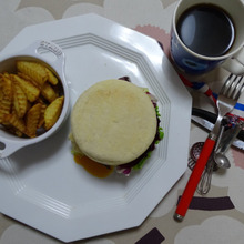 特別な breakfast もちパパ style