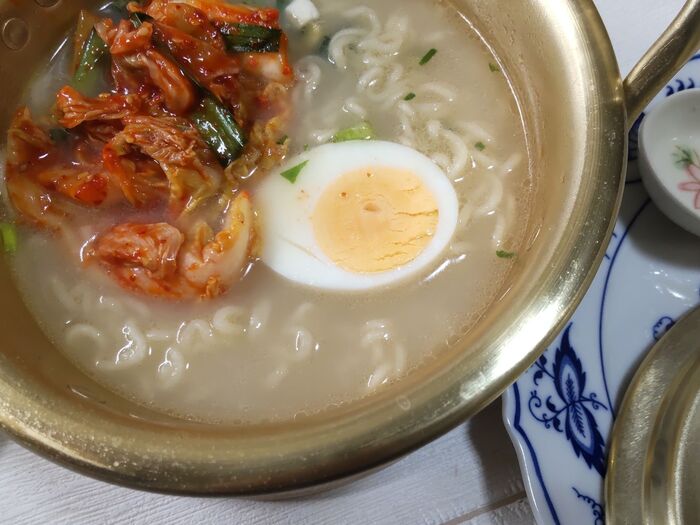 キムチも加えて頂くことに~!