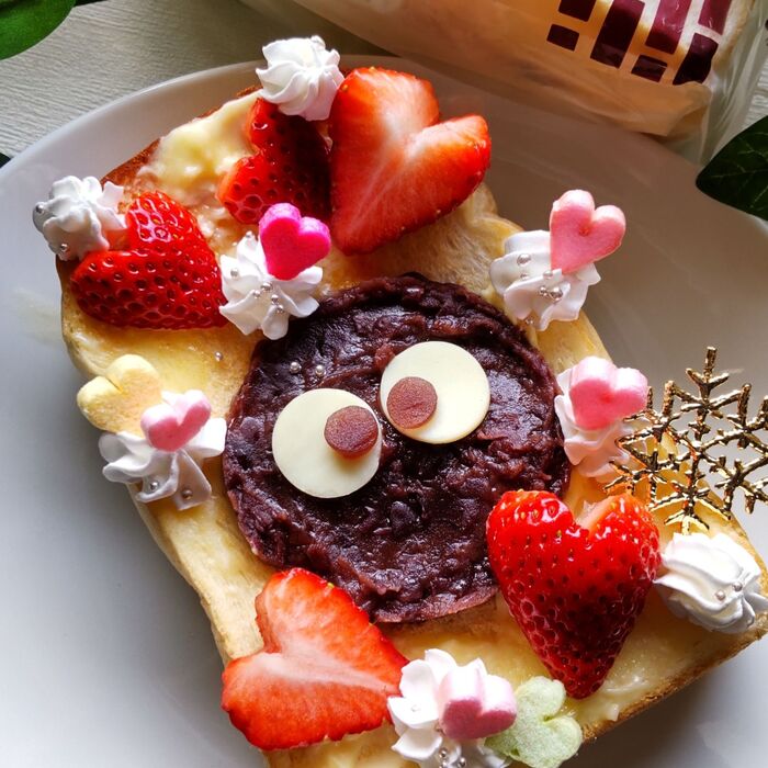 こちら、番組を見る前に考案した、あんバターサンドなんですが…