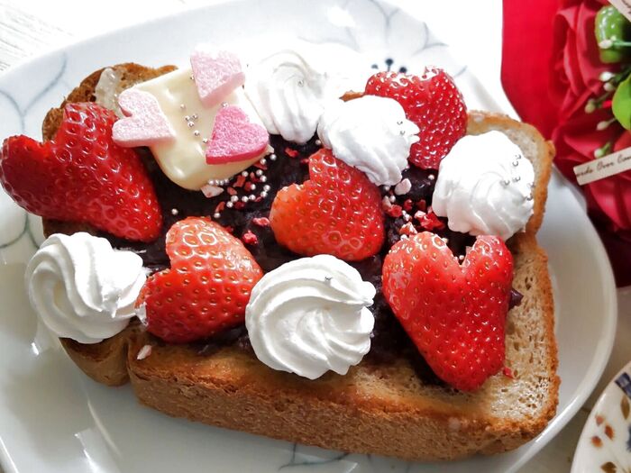 マツコの知らない世界にインスパイヤされて考案♡あんバターの世界!バレンタインにぴったり♪