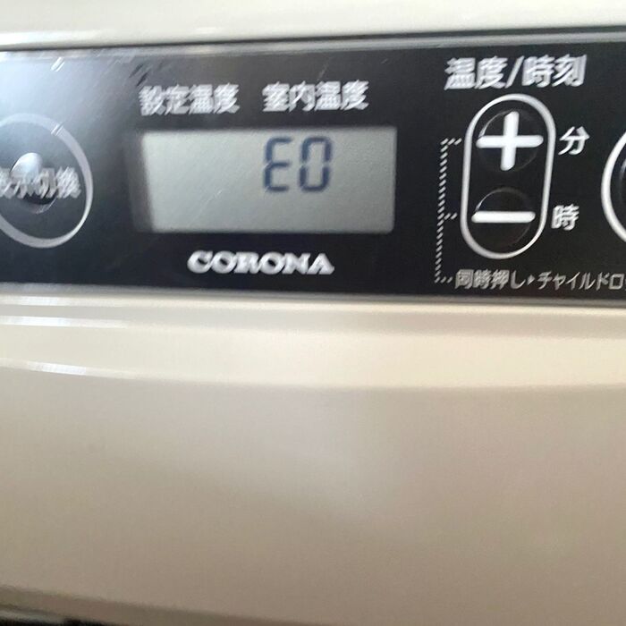 ファンヒーターにこの表示が出たら!まず試してみて〜!原因はどうもココ!?