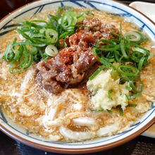 試してみた!【丸亀製麺】ほかほかに暖まる♡期間限定の「肉がさね たまごあんかけうどん」♪
