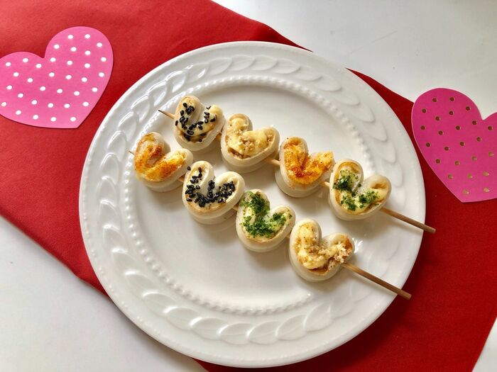 愛を込めて♡「チョコじゃないよ、ちくわだよ♪」
